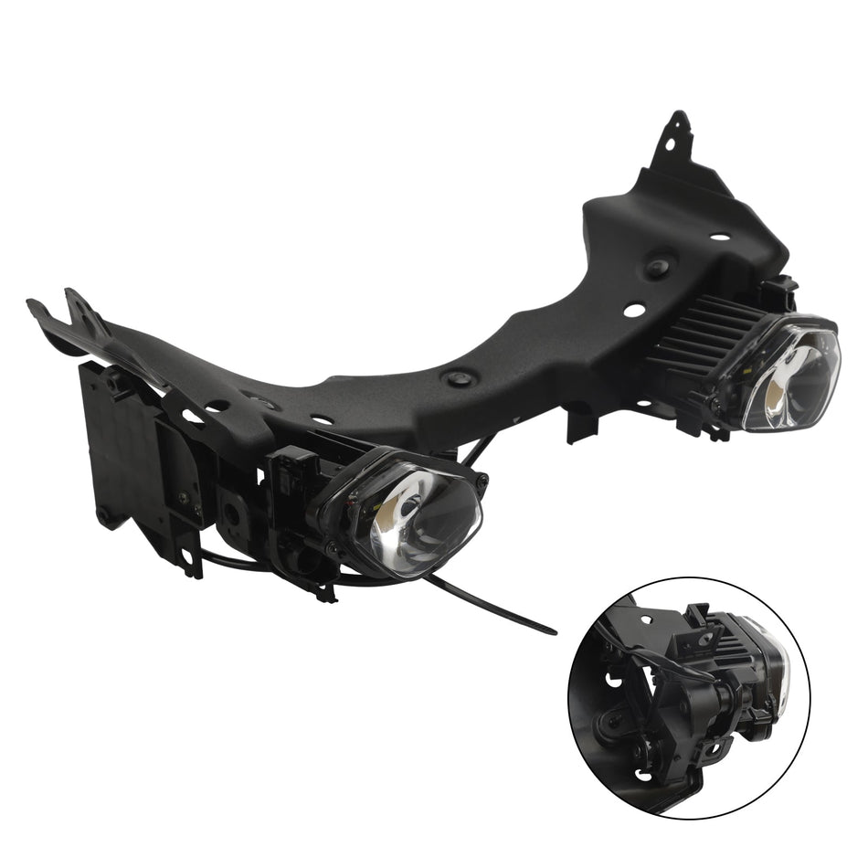 ヤマハ YZF-R1 YZF R1 2015 フロントヘッドライトグリル ヘッドランプ LED プロテクター クリア
