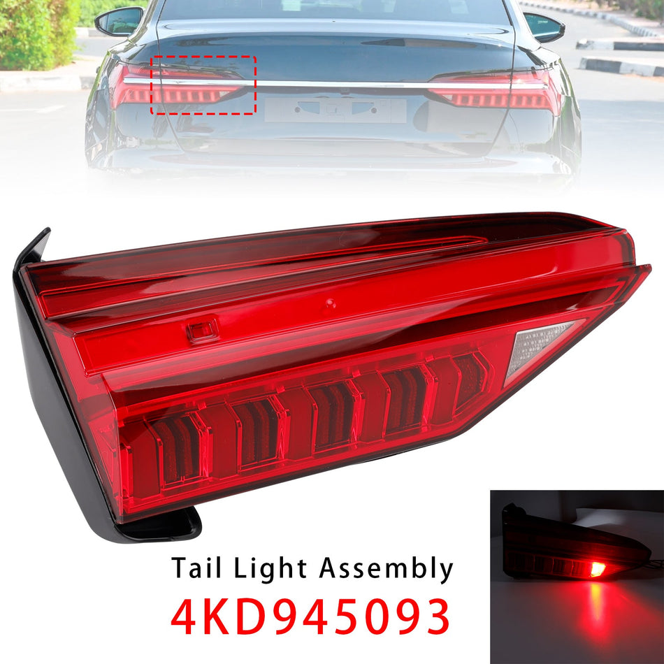 2019-2023年式 アウディ A6 C8 左側 LED インナーテールライトアセンブリ 4KD945093