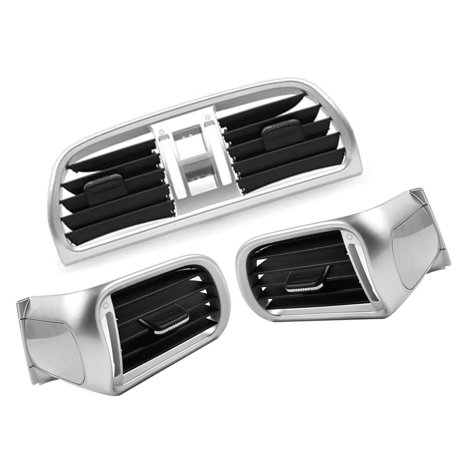 2004-2011 ポルシェ カレア 997 左右センターエアコンベントカバー シルバー 99755214105 99755213105 99755213205