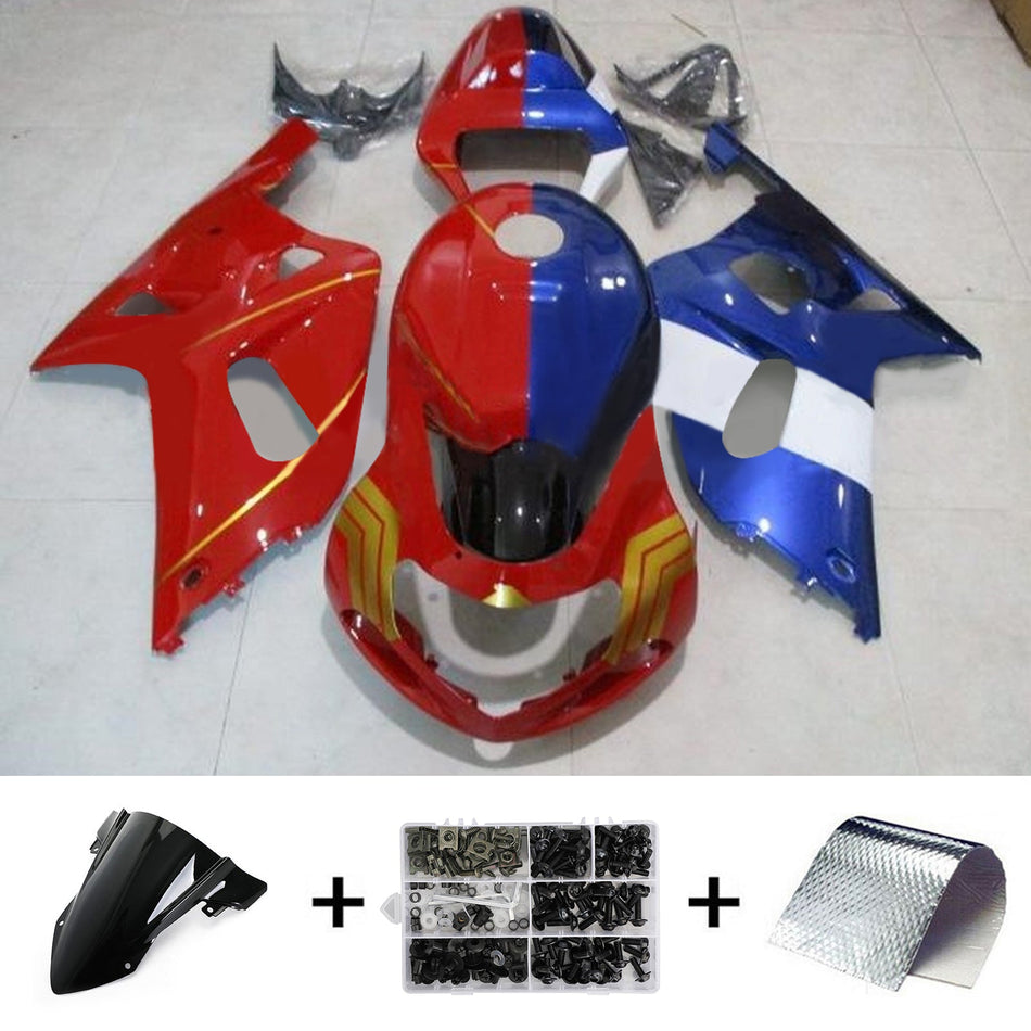 2001-2003 スズキ GSXR750 K1 Amotopart インジェクションフェアリングキット ボディワーク プラスチック ABS #102