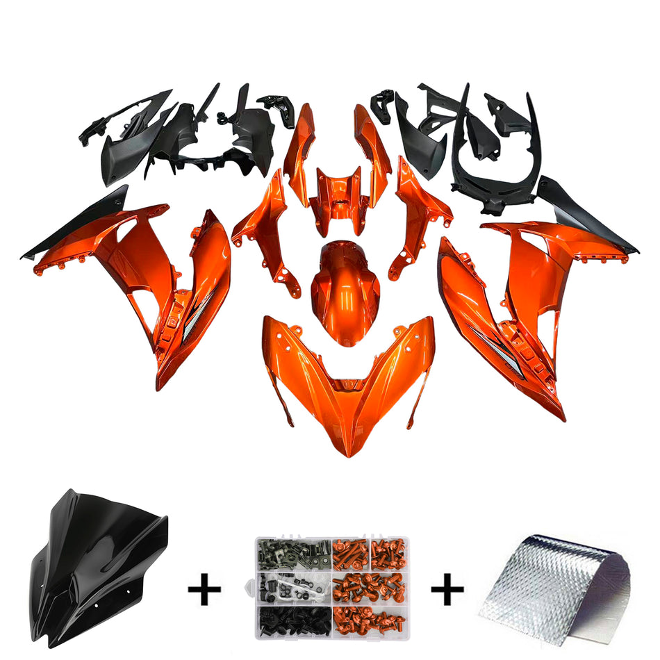 2017-2019 Kawasaki Ninja 650 ER-6F EX650 01# インジェクションフェアリングキット プラスチック