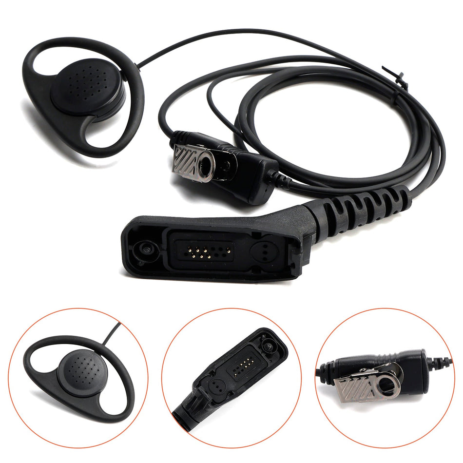 8268-614-D型大型イヤーフックヘッドセット（XPR6350、XiRP8208、DP3401、DGP6150、GP338D対応）