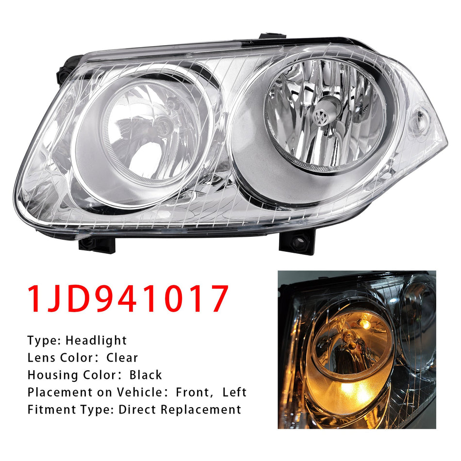 2006-2011 VW ボラ GLI 左ヘッドライトランプ 1JD941017