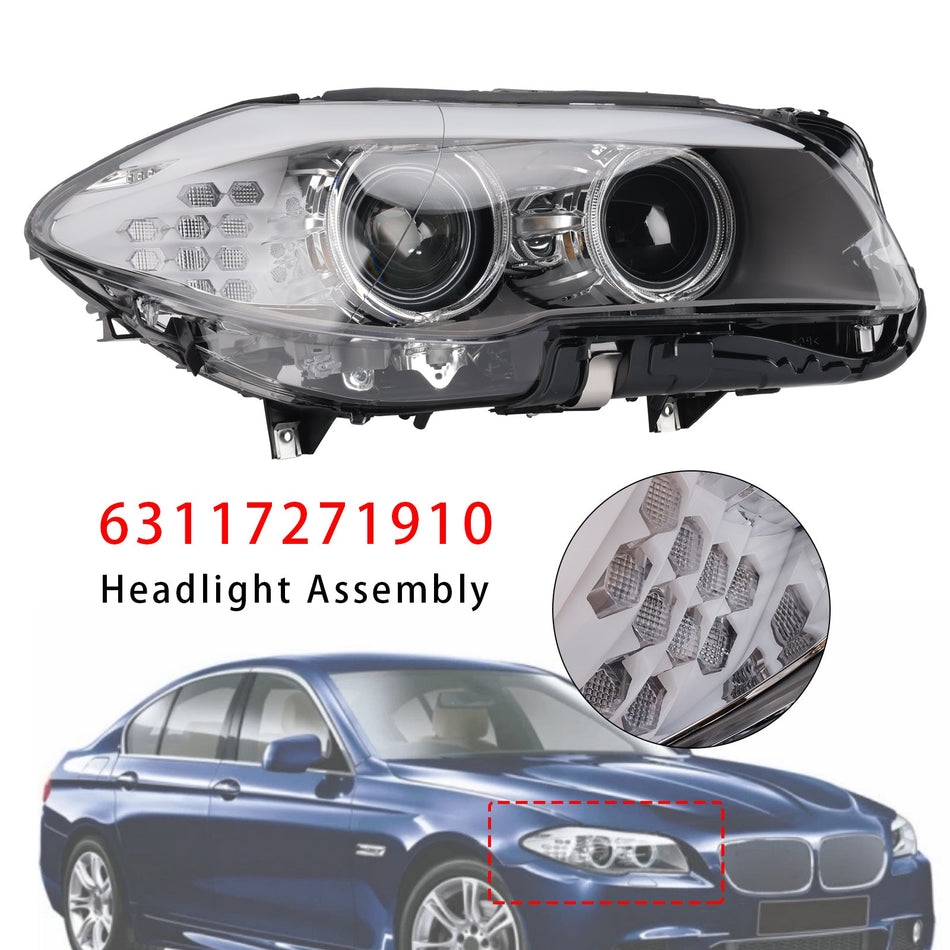 2010-2013年式 BMW 5シリーズ F10 セダン用 キセノンLEDデイタイムランニングライト 右ヘッドライト（AFSなし） 63117271910