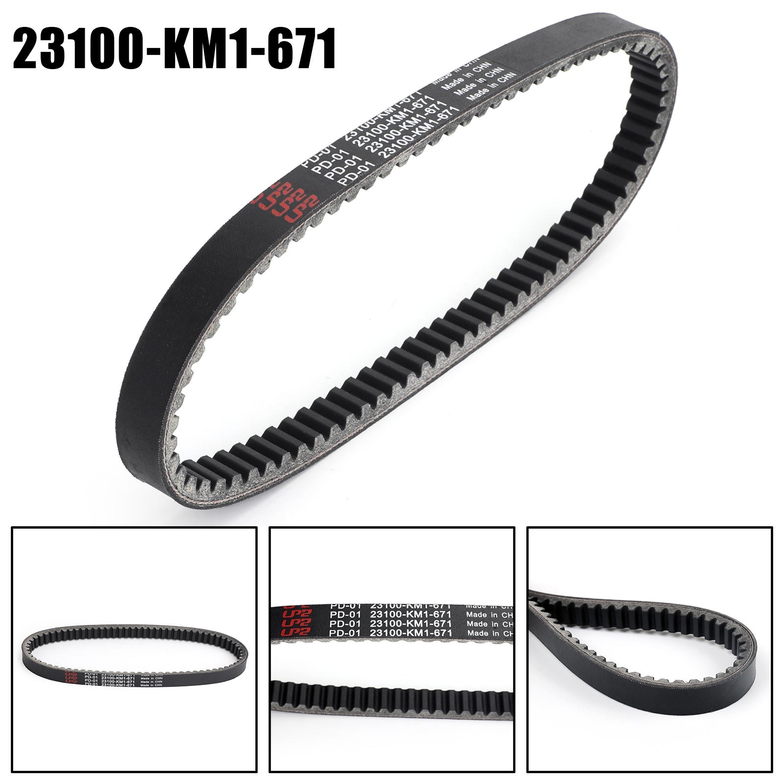 Premium Drive Belt 23100-KM1-671 For Honda CH250 Elite CN250 Helix Spazio