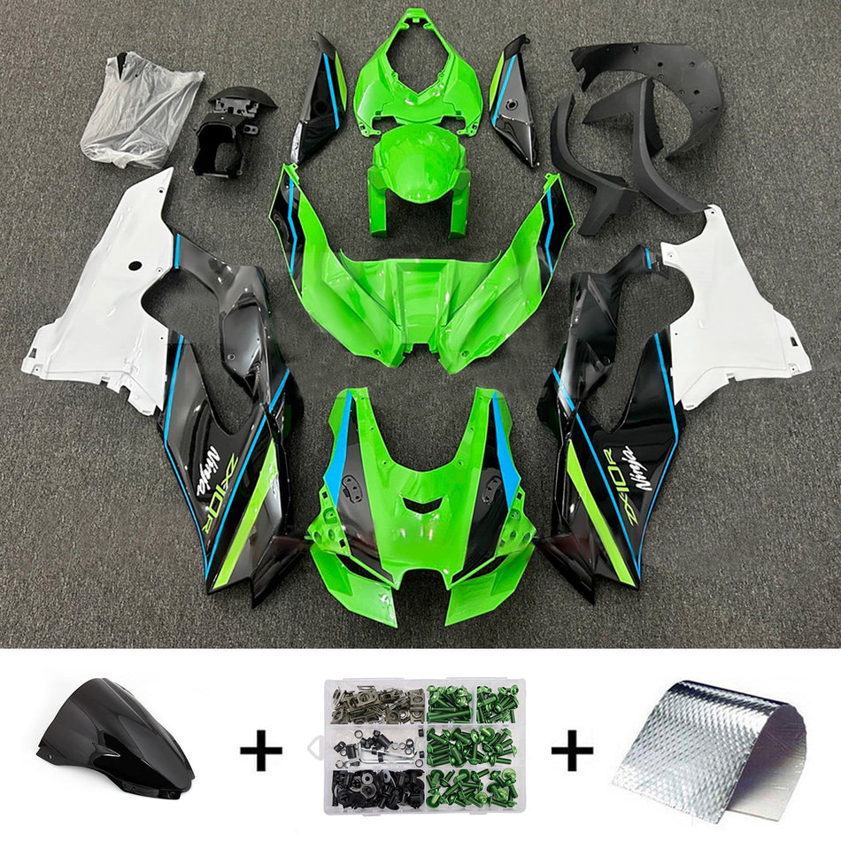 インジェクションフェアリングキット ボディワーク ABS カワサキ ZX-10R ZX-10RR 2021-2025 に適合
