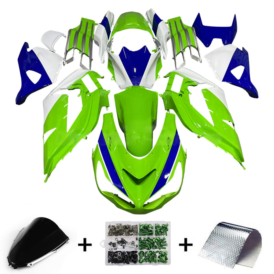 インジェクションフェアリングキット ボディワーク Kawasaki ZX14R ZZR1400 2012-2025 に適合