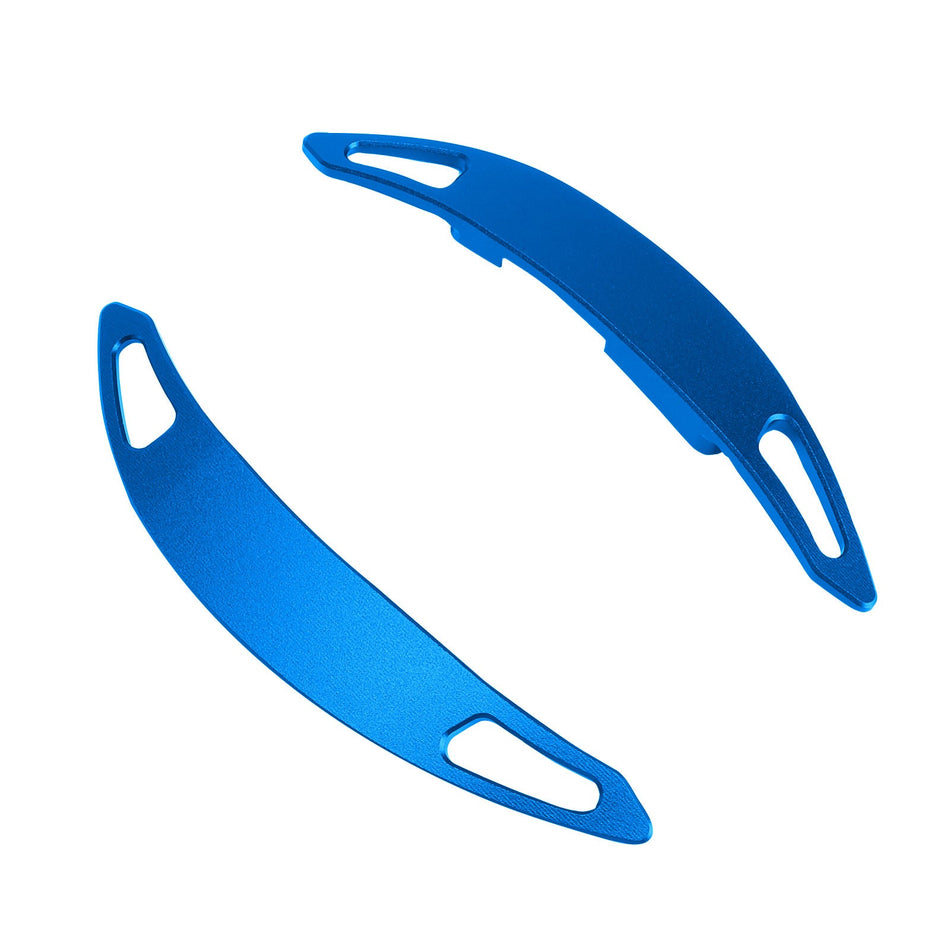 ルノー アルカナ 2021-24 用ステアリングホイールパドルシフター アルミニウム ブルー
