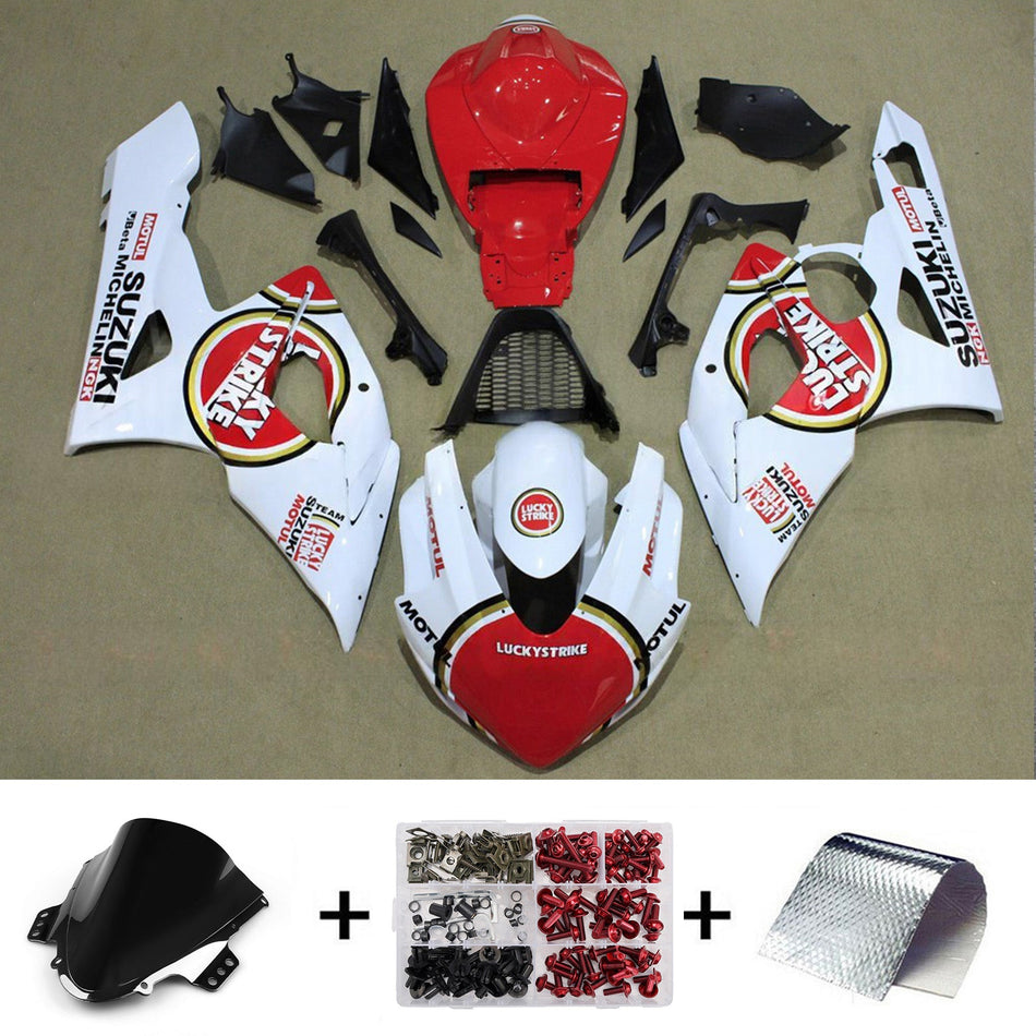 スズキ GSXR1000 2005-2006 K5 用 インジェクションフェアリングキット ボディワーク プラスチック ABS