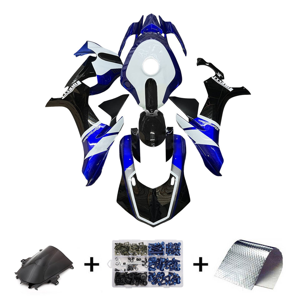インジェクションフェアリングキット ボディワーク プラスチック ABS ヤマハ YZFR1 YZF-R1 2015-2019用