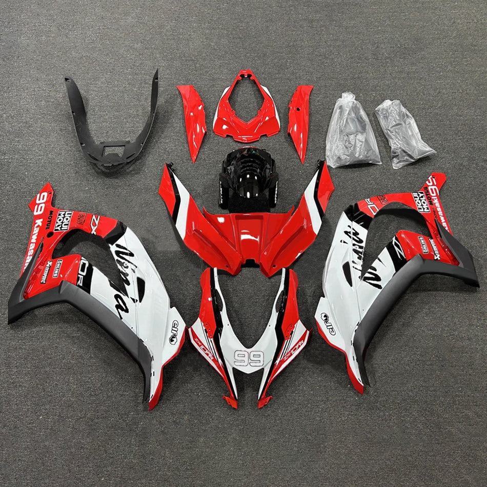 インジェクションフェアリングキット ボディワーク プラスチック ABS カワサキ ZX10R 2016-2020 に適合