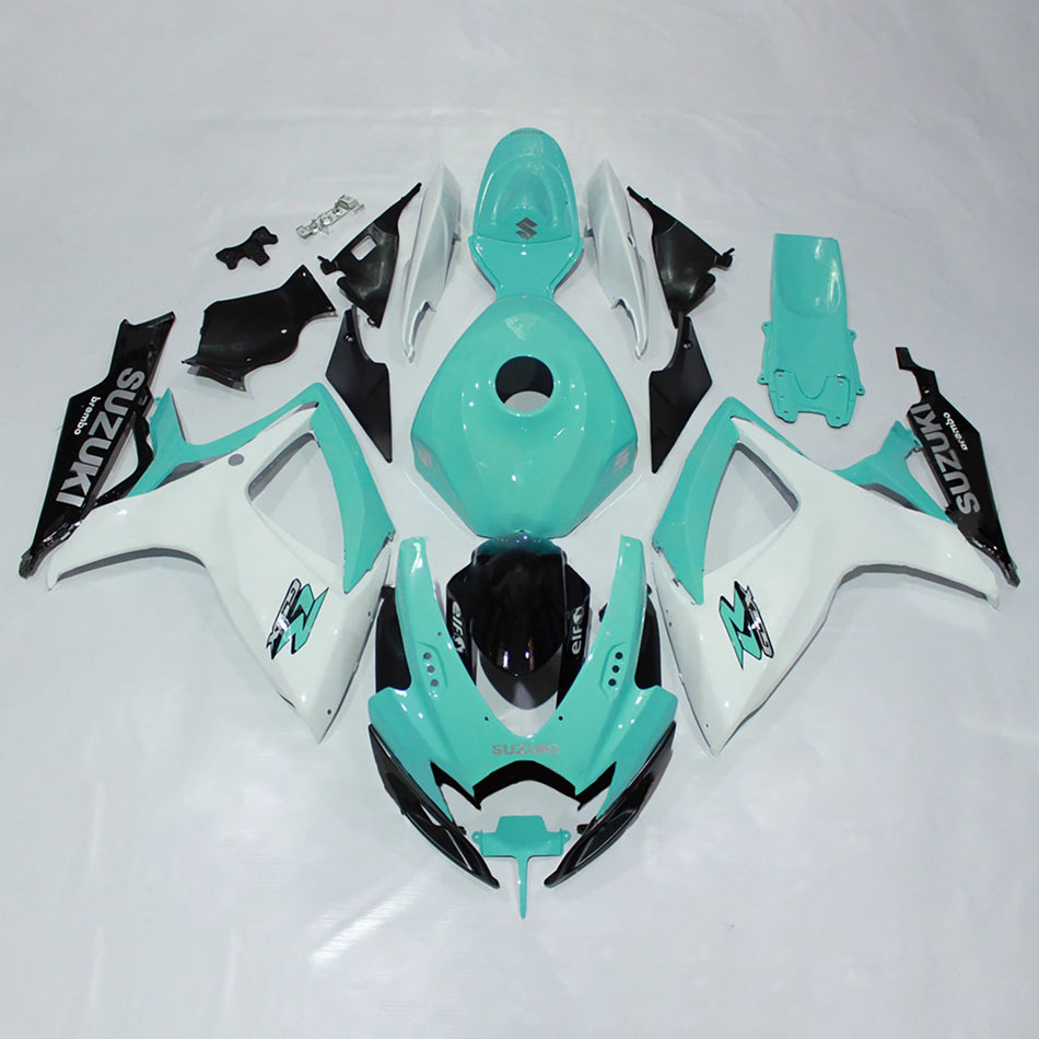 スズキ GSXR 600/750 2006-2007 K6 用 インジェクションフェアリングキット ボディワーク プラスチック ABS