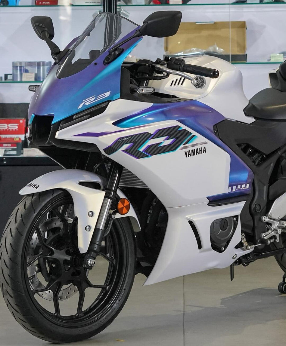 インジェクションフェアリングキット ボディワーク プラスチック ABS ヤマハ YZF R3 R25 2025-2026 に適合