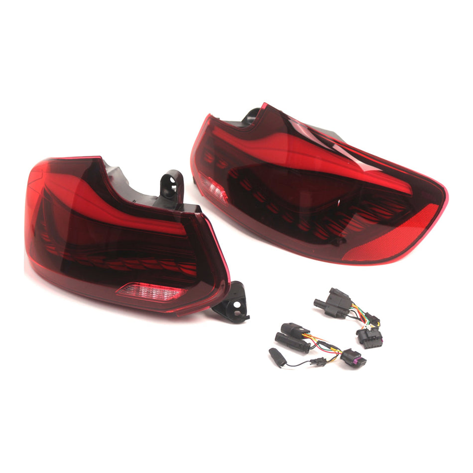 2014-2021 BMW M2 M238i、M240i L&amp;R レッド LED テールライト リアランプアセンブリ 63219491591