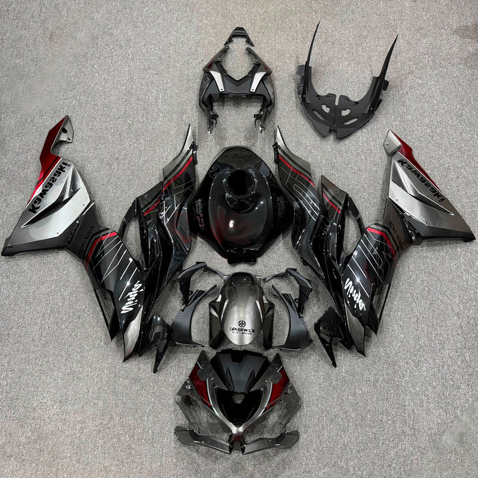 インジェクションフェアリングキット ボディワーク プラスチック ABS カワサキ ZX6R 2019-2023 に適合