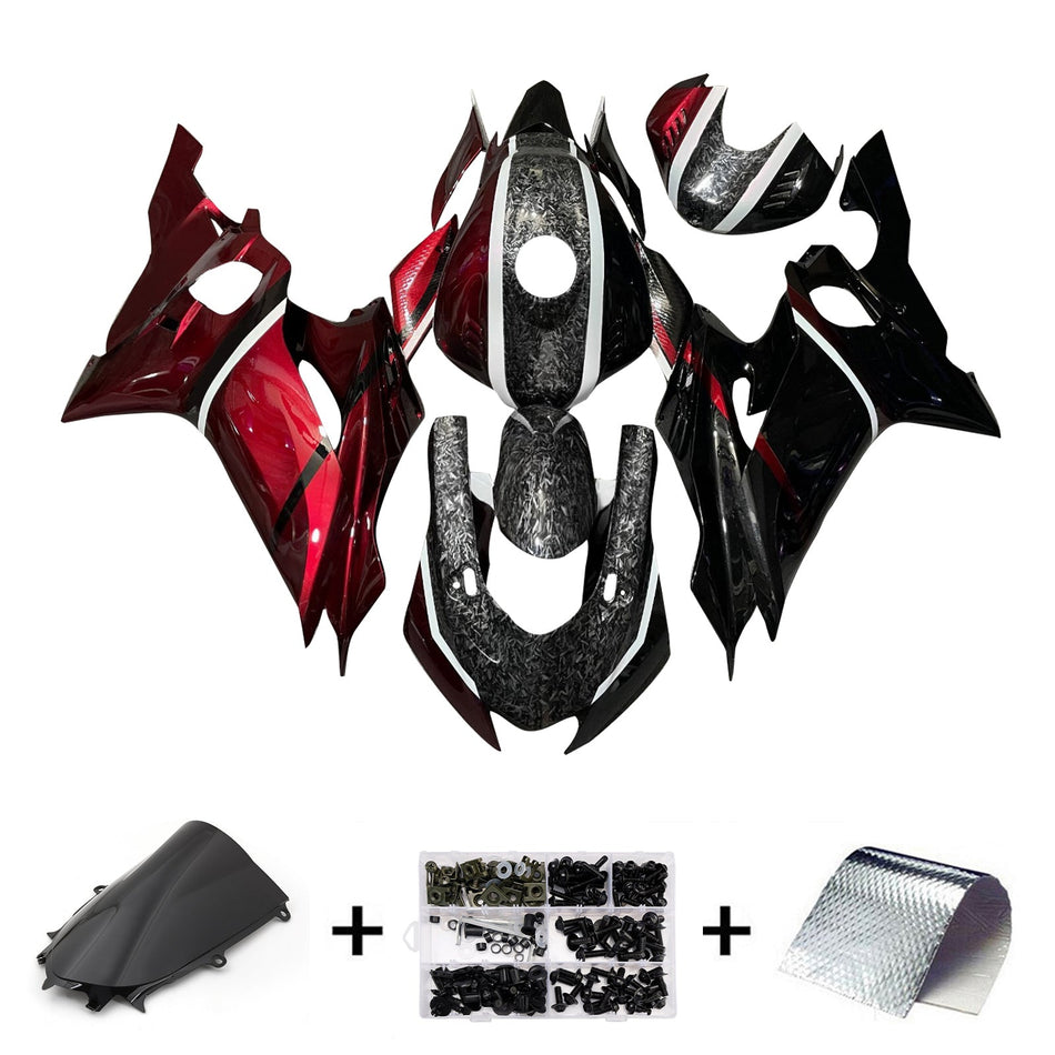 インジェクションフェアリングキット ボディワーク プラスチック ABS ヤマハ YZF-R6 2017-2023 に適合