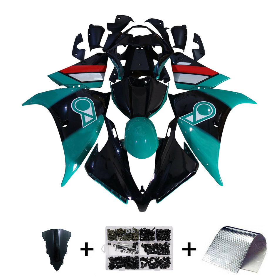インジェクションフェアリングキット ボディワーク プラスチック ABS ヤマハ YZFR1 YZF-R1 2009-2011用