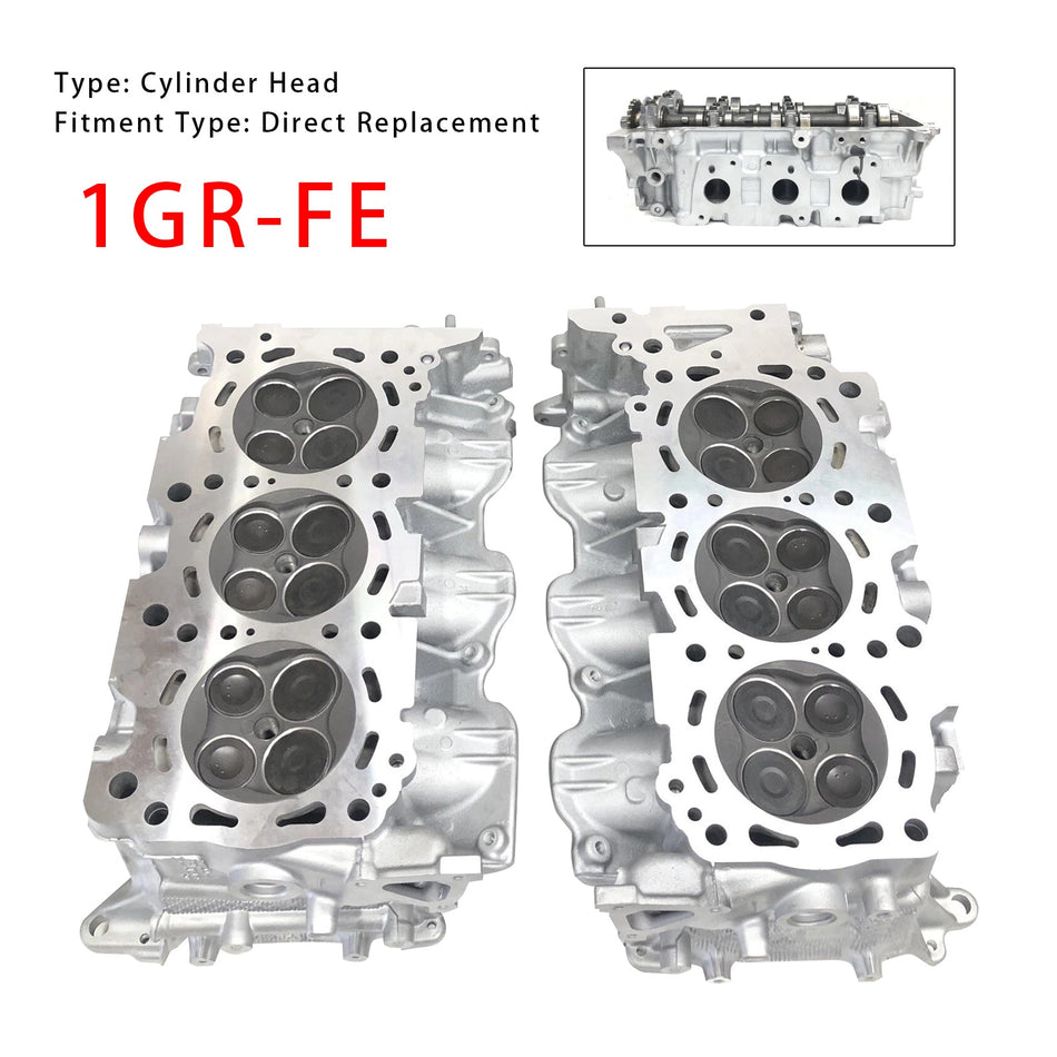 トヨタ 4.0 1GR-FE用 2個入り シリンダーヘッド 1GR-FE 二次エアインジェクション付き
