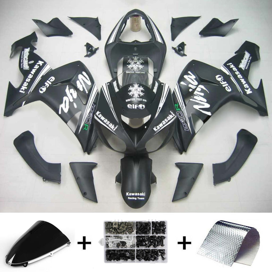 2006-2007 カワサキ ZX10R Amotopart インジェクションフェアリングキット ボディワーク プラスチック ABS #110