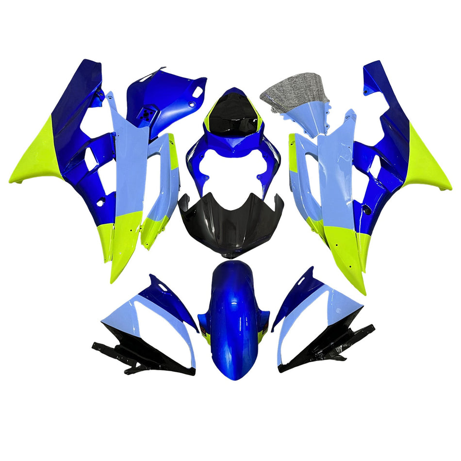 ヤマハ YZFR6 YZF-R6 2006-2007 用 インジェクションフェアリングキット ボディワーク プラスチック ABS