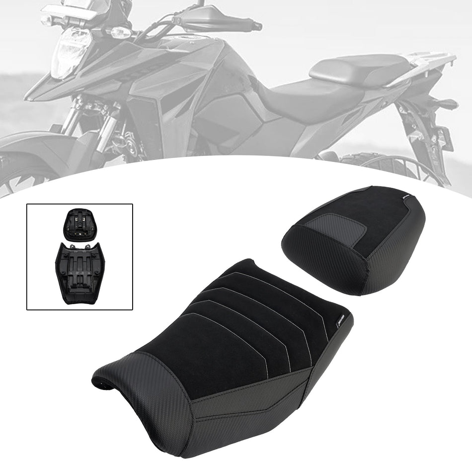 2024-2025年式 スズキ V-Strom250Sx 運転席＆助手席シートキット リアクッション ブラック