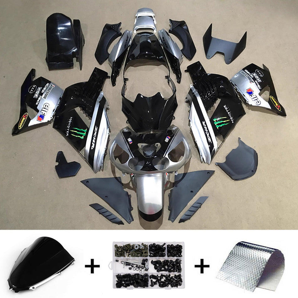 インジェクションフェアリングキット ボディワーク Kawasaki ZX14R ZZR1400 2012-2025 に適合
