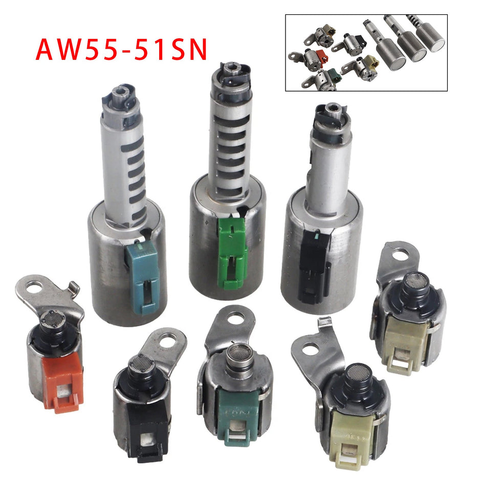8個入り トランスミッションシフトソレノイドバルブ AW55-51SN 日産アルティマ マキシマ クエスト用