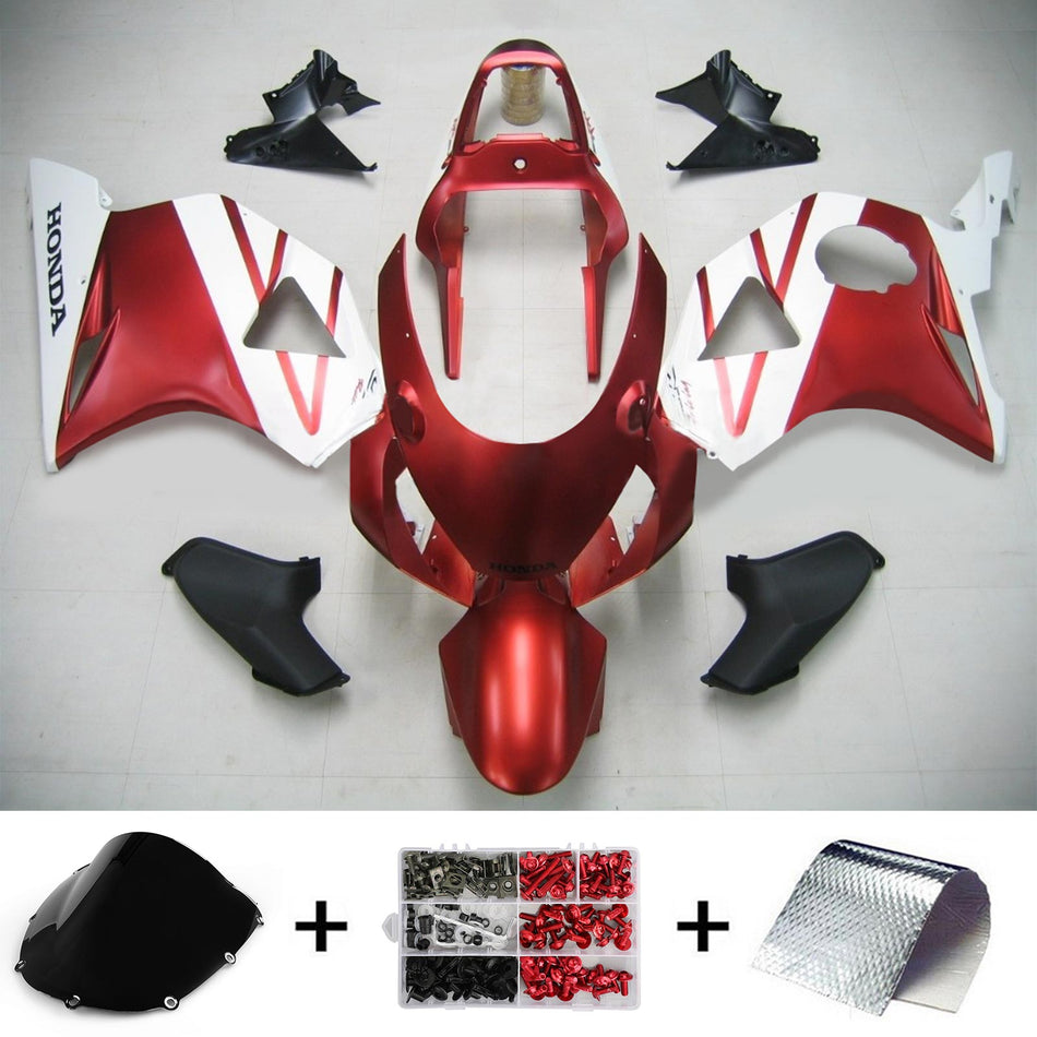 2002-2003 ホンダ CBR954 Amotopart インジェクションフェアリングキット ボディワーク プラスチック ABS #101
