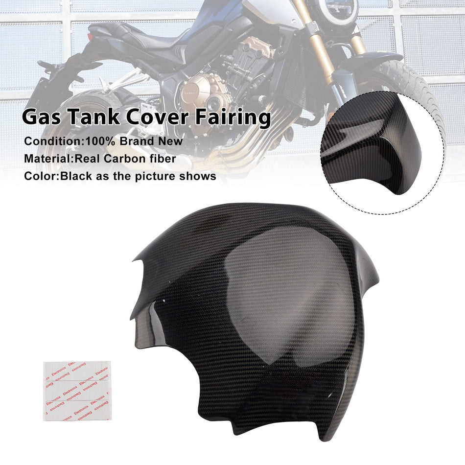 2019-2025 HONDA CB650R CBR650R リアルカーボンファイバータンクカバーフェアリング