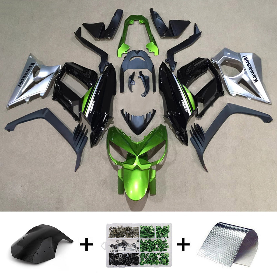 インジェクションフェアリングキット ボディワーク プラスチック ABS カワサキ Z1000SX 2010-2015 に適合