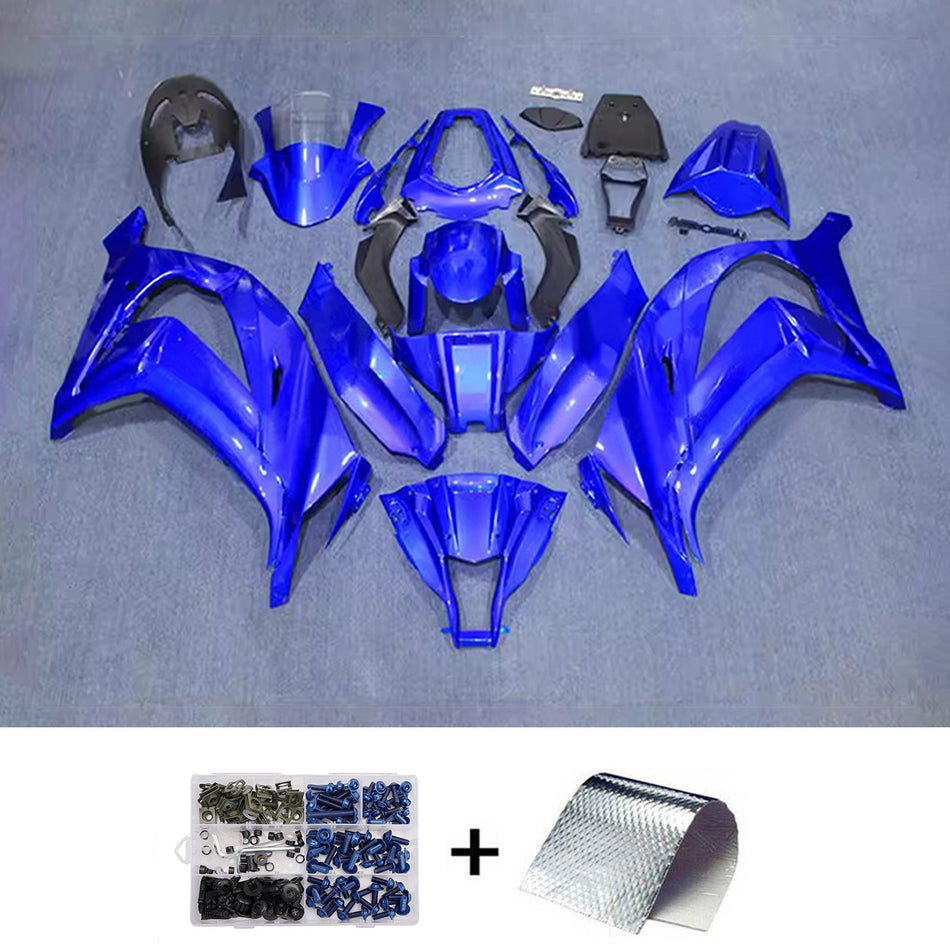 インジェクションフェアリングキット ボディワーク プラスチック ABS カワサキ ZX10R 2011-2015 に適合