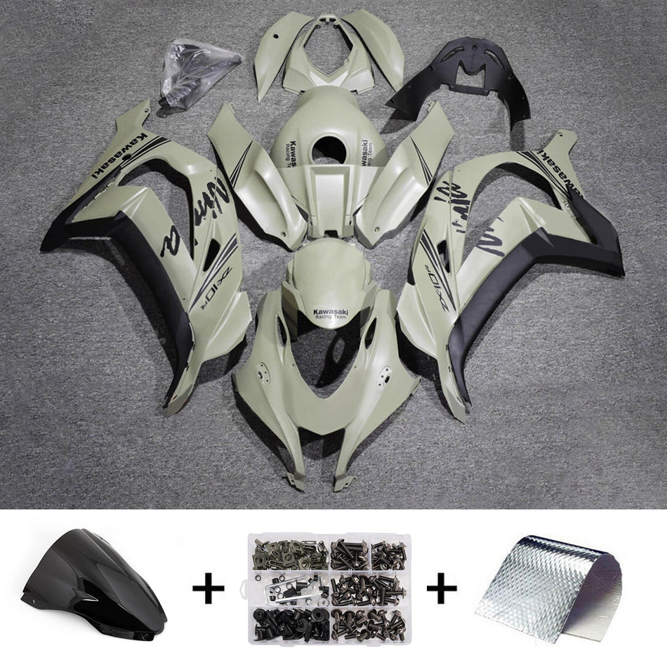 インジェクションフェアリングキット ボディワーク プラスチック ABS カワサキ ZX10R 2016-2020 に適合
