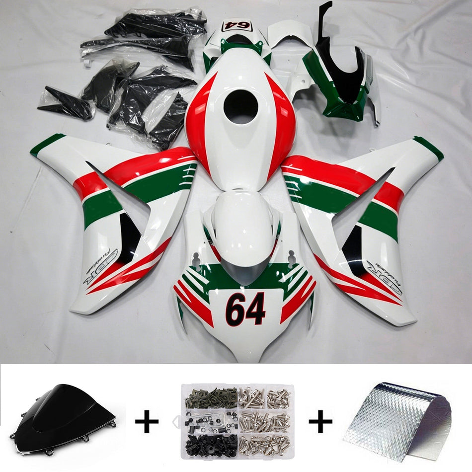 ホンダ CBR1000RR 2008-2011 用射出成形フェアリングキット ボディワーク プラスチック ABS