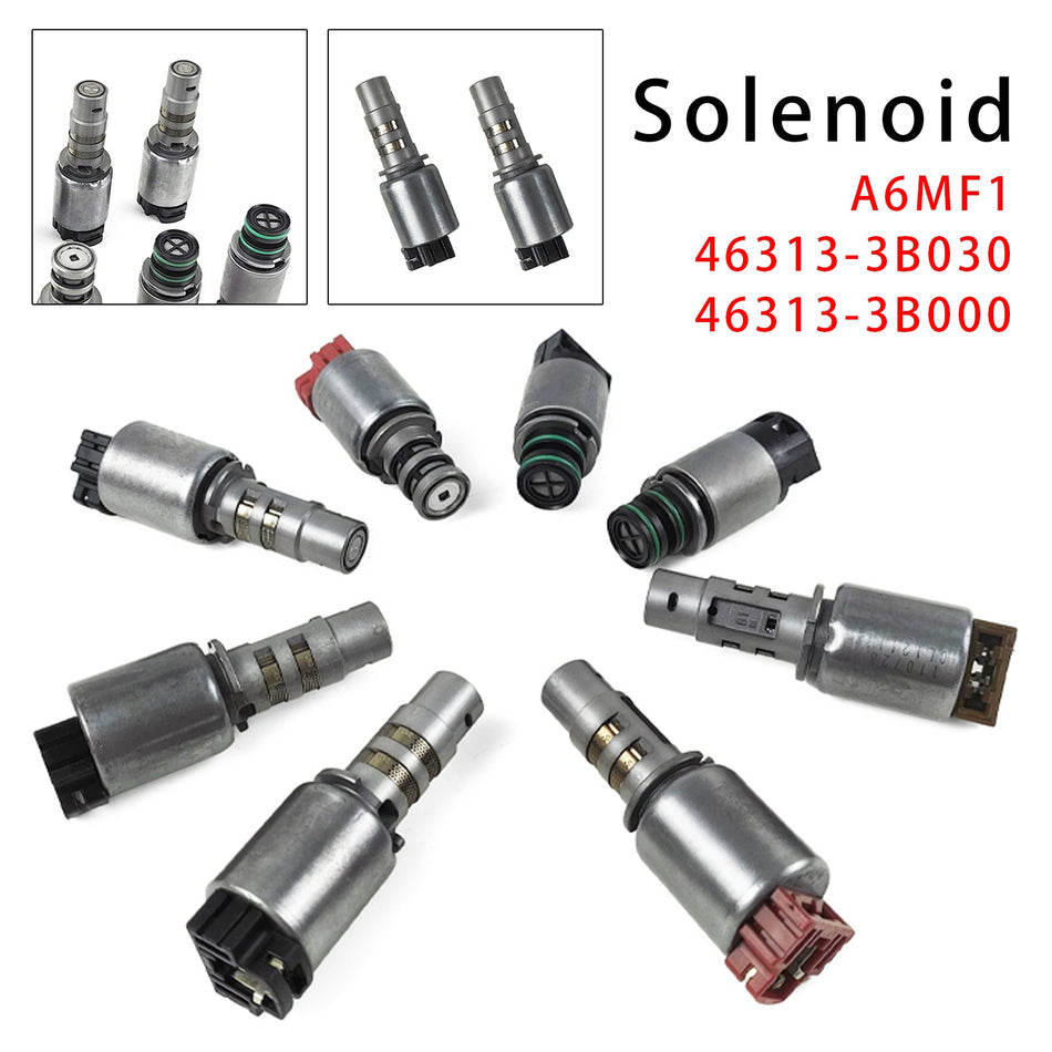 8PCS トランスミッションソレノイド A6MF1 46313-3B030 46313-3B000 ヒュンダイ キア用