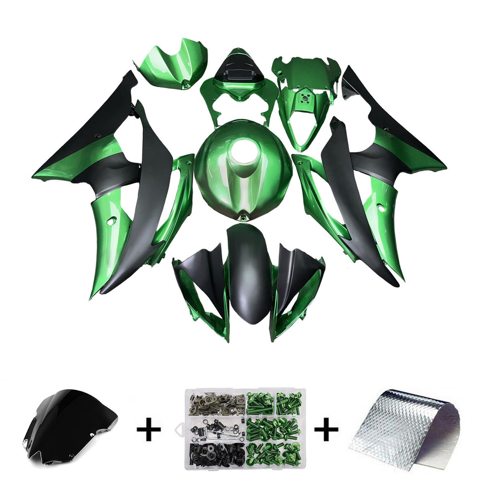 インジェクションフェアリングキット ボディワーク プラスチック ABS ヤマハ YZFR6 YZF-R6 2008-2016用
