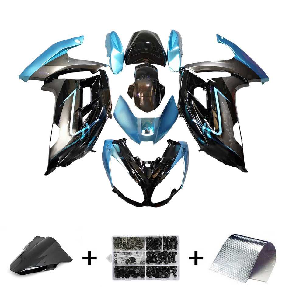 インジェクションフェアリングキット ボディワーク プラスチック ABS カワサキ ER-6F Ninja650 2012-2016 に適合