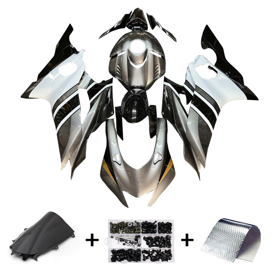 インジェクションフェアリングキット ボディワーク プラスチック ABS ヤマハ YZF-R6 2017-2023 に適合