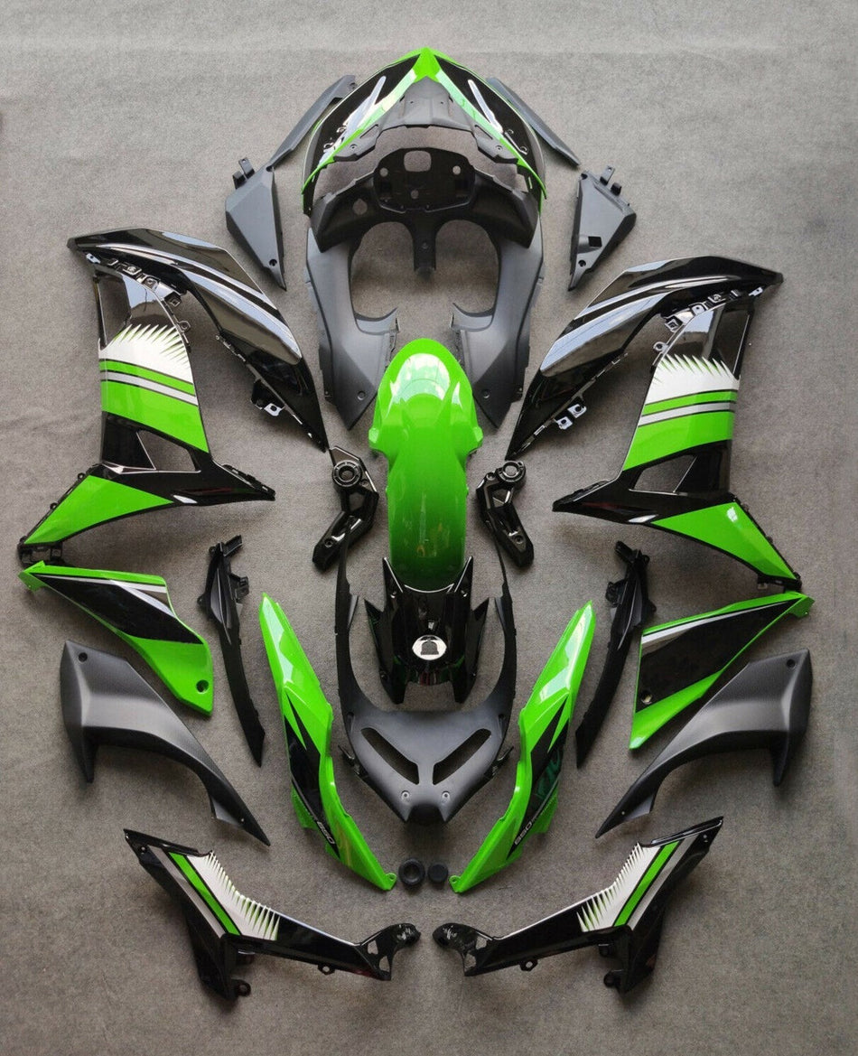 2017-2019 カワサキ Ninja 650 EX650 グリーン フェアリングキット