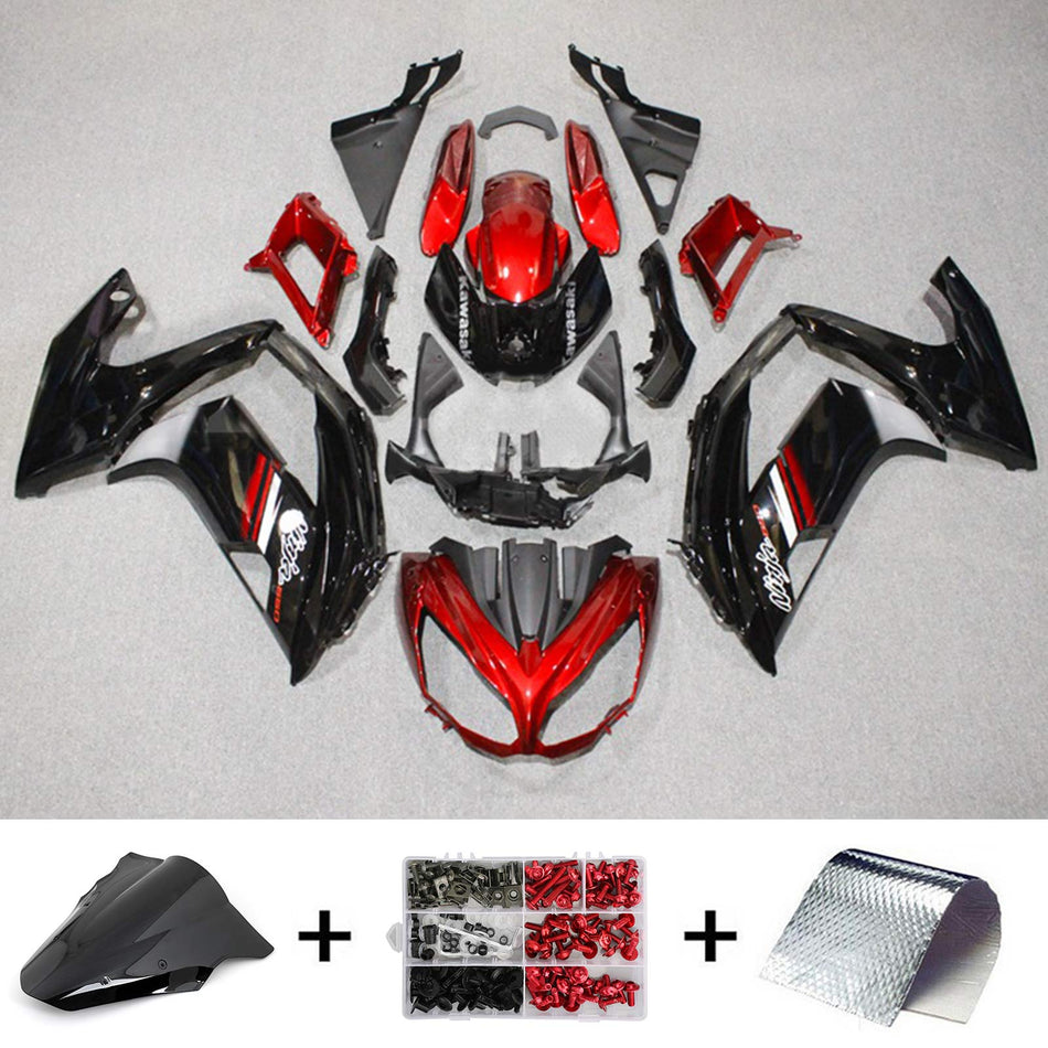 2012-2016 カワサキ ER6F Ninja650 Amotopart インジェクションフェアリングキット ボディワーク プラスチック ABS #110