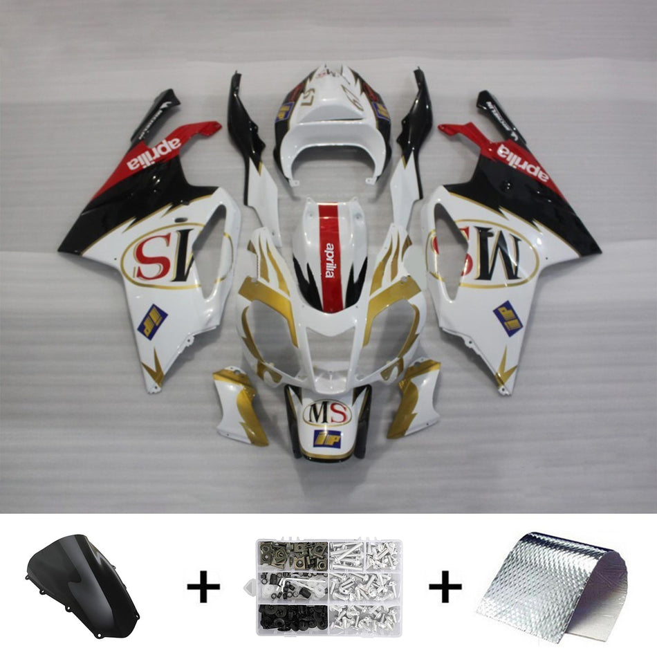 2003-2006 Aprilias RSV1000 Amotopart インジェクションフェアリングキット ボディワーク プラスチック #105