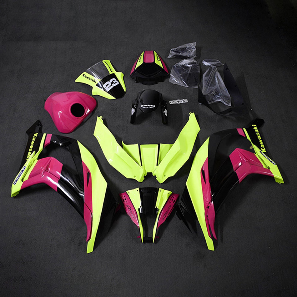 インジェクションフェアリングキット ボディワーク プラスチック ABS カワサキ ZX10R 2011-2015 に適合