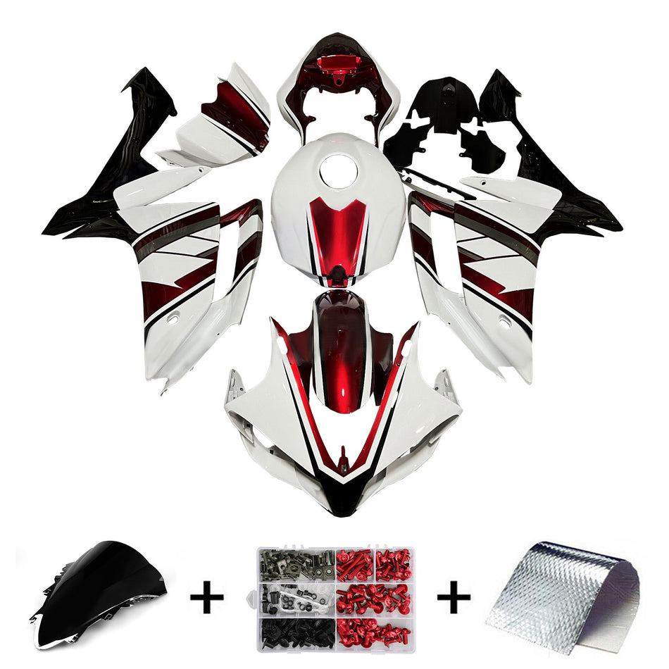 ヤマハ YZFR1 YZF-R1 2007-2008 用 インジェクションフェアリングキット ボディワーク プラスチック ABS