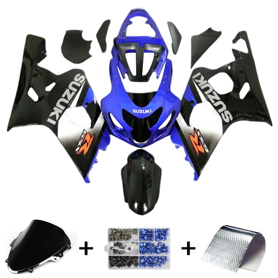 2004-2005 スズキ GSXR 600/750 K4 インジェクションフェアリングキット ボディワーク プラスチック ABS