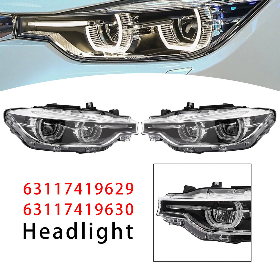 BMW 3シリーズ F30 F31 2016-2019 AFS非搭載車用左右LEDヘッドライト