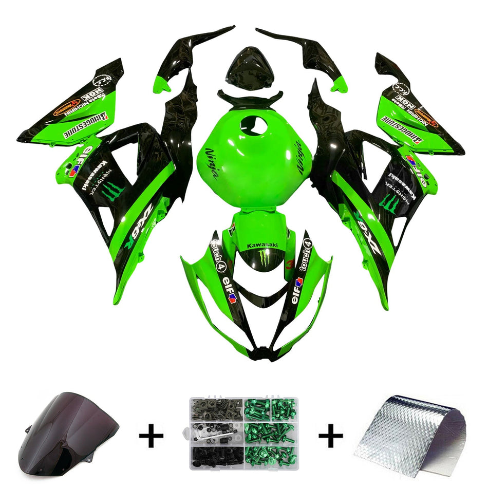 2013-2018 カワサキ ZX6R 636 インジェクションフェアリングキット ボディワーク プラスチック ABS