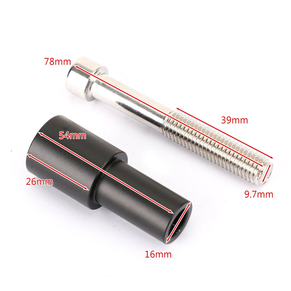 BMW K1600GT K1600GTL R1200RT ブラック 電話ナビゲーションブラケット延長 汎用