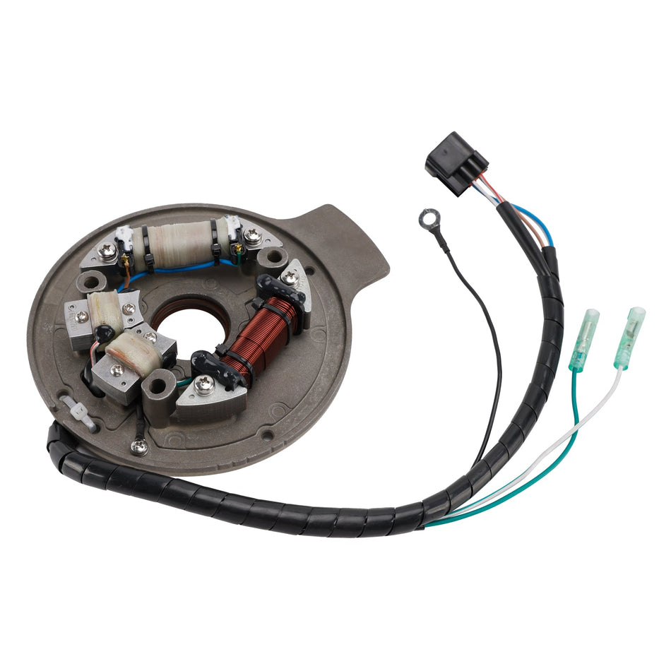 2009-2019 ヤマハ 40hp E40GMHL ジェネレーター チャージ＆ライティングコイルベースアセンブリ 6F5-85560-B0