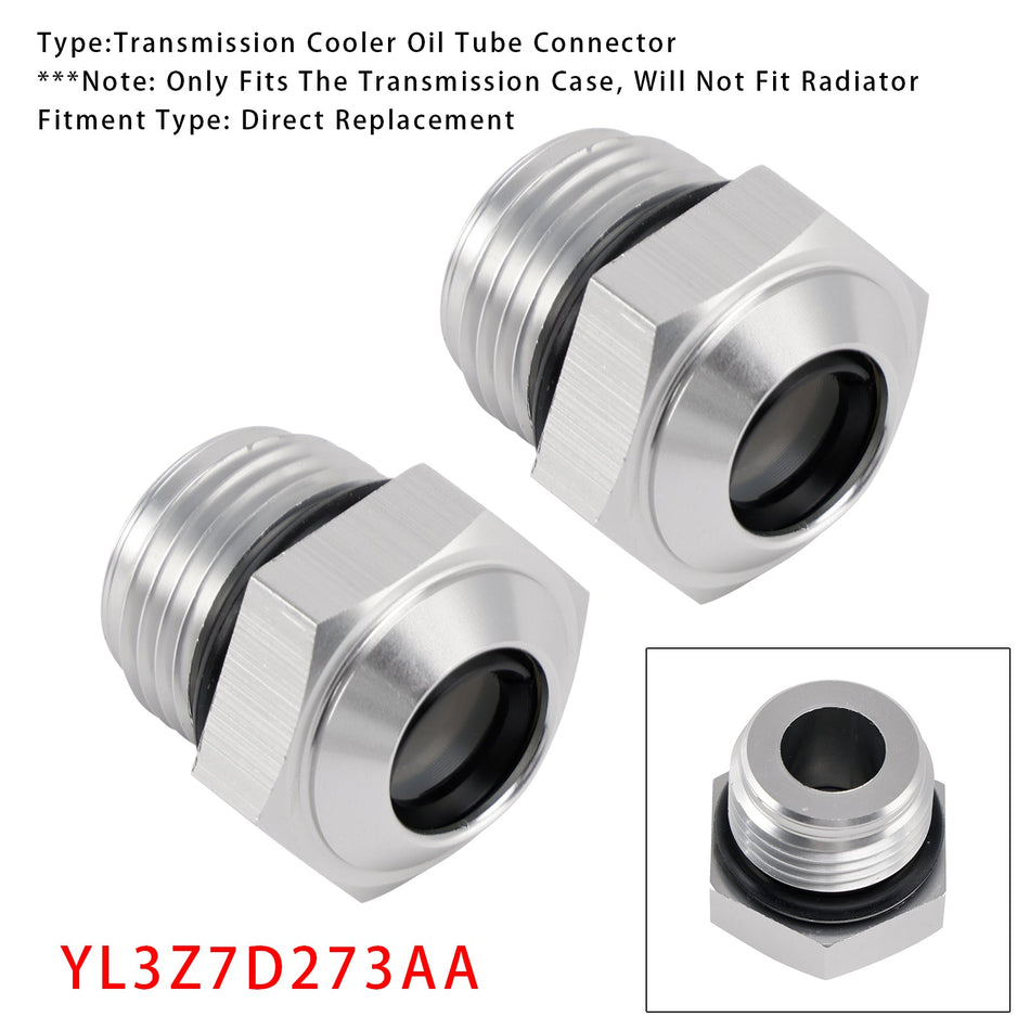 トランスミッションクーラーオイルチューブコネクタ YL3Z7D273AA フォードエクスペディション用 2個