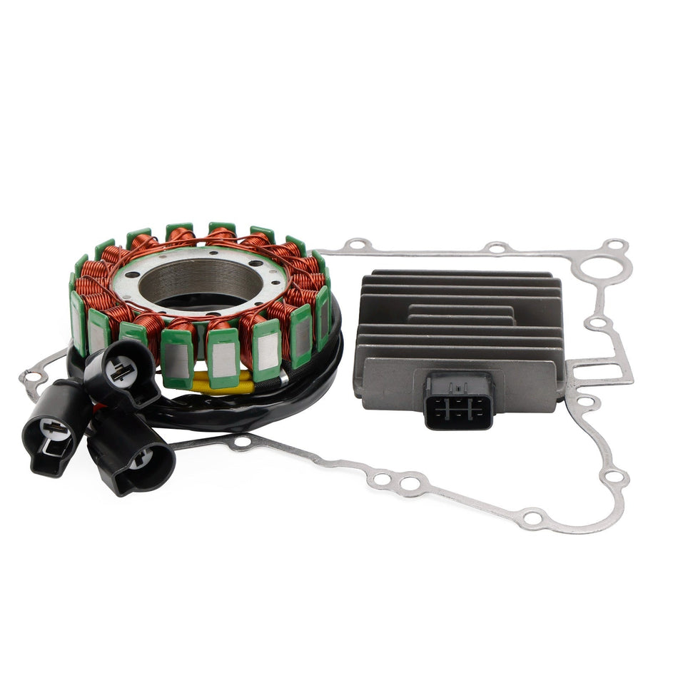 カワサキ KVF750 ブルートフォース 750 4x4i EPS カモ 2008-2010 レギュレーター マグネト ステーター コイル ガスケット キット