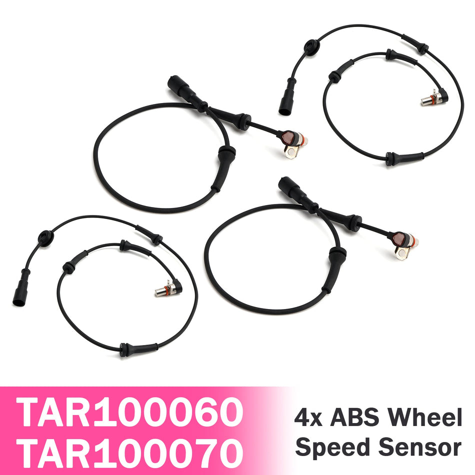 ランドローバー ディスカバリー 4.0 TAR100060 TAR100070 用 ABS ホイールスピードセンサー 4個セット